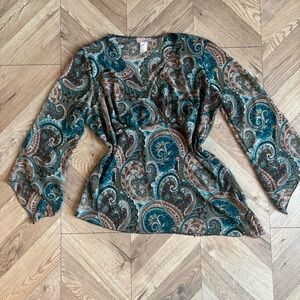 Obe Paisley Print Women's Top